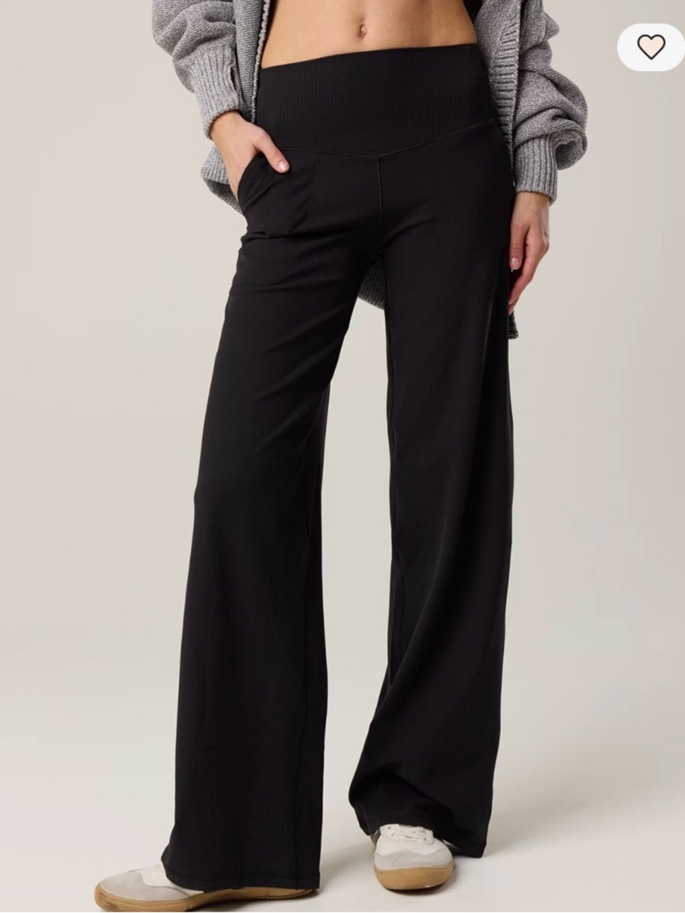 Aerie Black Flare Lounge Pants